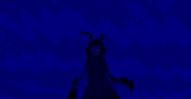 a blue background with dante merfery written on the bottom right