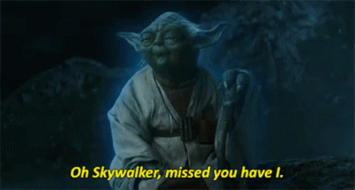 Star Wars Yoda GIF - Star Wars Yoda Oh Skywalker Missed You I Have GIFs