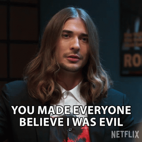 You Made Everyone Believe I Was Evil Oliver Fairmont GIF - You Made Everyone Believe I Was Evil Oliver Fairmont First Kill GIFs