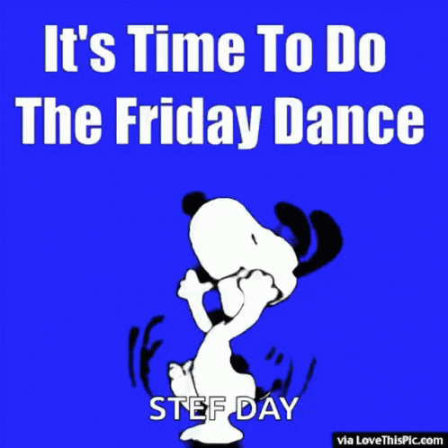 Friday Snoopy GIF - Friday Snoopy Happy Dance GIFs
