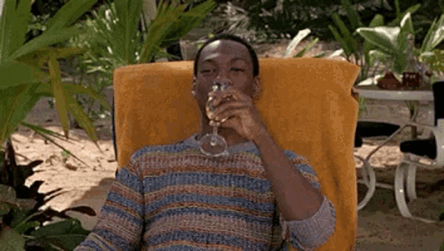 Chilling Living My Best Life GIF - Chilling Living My Best Life Drinking GIFs