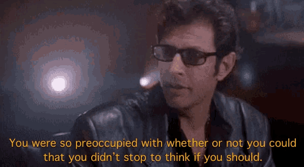 a man wearing glasses says you were so preoccupied