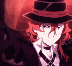 a close up of a person wearing a hat and a tie .