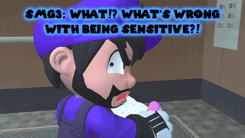 Smg4 Smg3 GIF - Smg4 Smg3 Whats Wrong With Being Sensitive GIFs