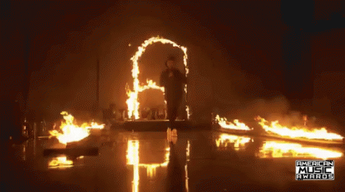 Weeknd Performance GIF - The Weeknd Fire Strut GIFs