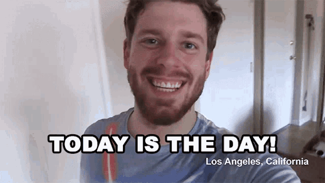 Today Is The Day Corey Vidal GIF - Today Is The Day Corey Vidal Big Day GIFs