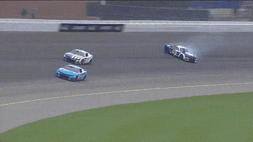 Nascar Crash GIF