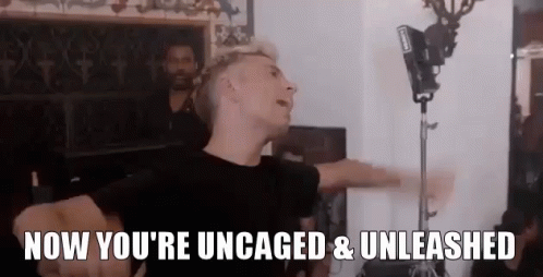 Be Free GIF - Now Youre Uncaged And Unleashed Uncaged Unleashed GIFs