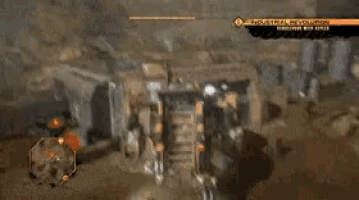 a video game screen shows a helicopter in the middle of an industrial revolution