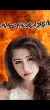 a picture of a woman with the words " assalamualaikum " on the bottom right
