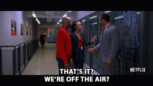 Thats It Were Off The Air GIF - Thats It Were Off The Air Just Like That GIFs