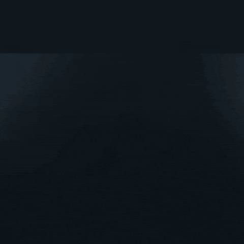 a blue background with a white glowing object