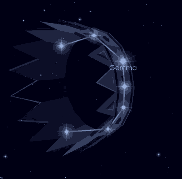 a drawing of a circle with the word gemma in the middle