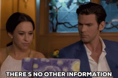 No Information GIF - No Information Kevinmcgarry GIFs