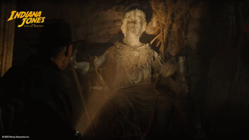 Discovered Statue Indiana Jones GIF - Discovered Statue Indiana Jones Harrison Ford GIFs