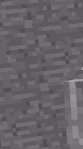 a black and white image of a minecraft character