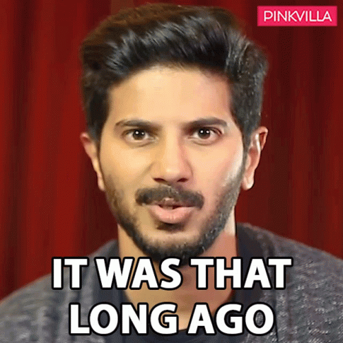 It Was That Long Ago Dulquer Salmaan GIF - It Was That Long Ago Dulquer Salmaan Pinkvilla GIFs