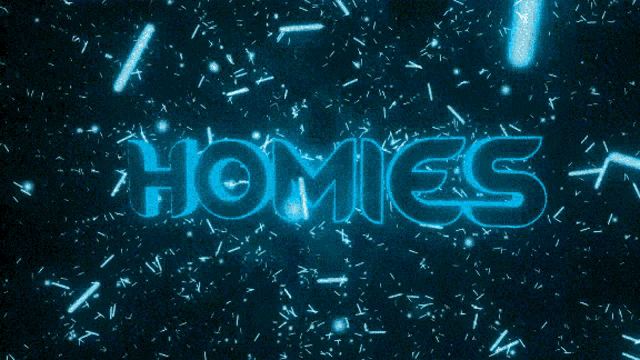 the word hoes is surrounded by blue sprinkles and stars