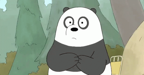 Decepcionado / We Bare Bears / Panda / Ursossemcurso GIF - Disappointed Panda We Bare Bears GIFs