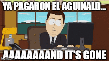 a cartoon of a man sitting in front of a computer with the caption ya pagaron