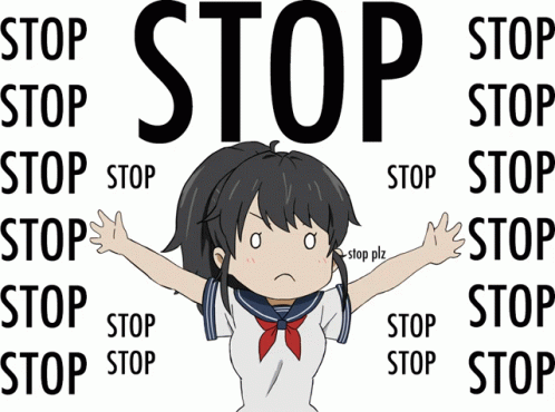 Stop Anime GIF - Stop Anime Girl GIFs