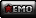 a black and white emo logo with a red star on it