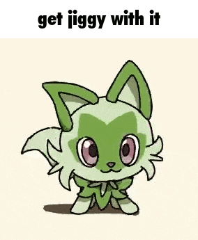a cartoon drawing of a green cat with a heart on its face .