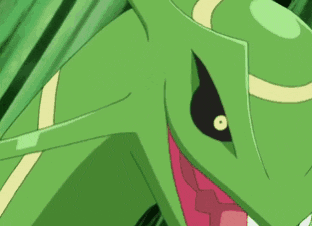 a green cartoon character with a red stripe on its chest