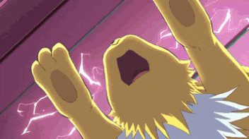 a cartoon of a cat with its mouth open