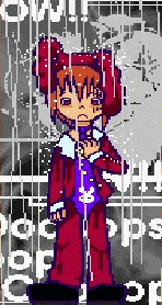 a pixel art drawing of a person with the word error on the bottom right