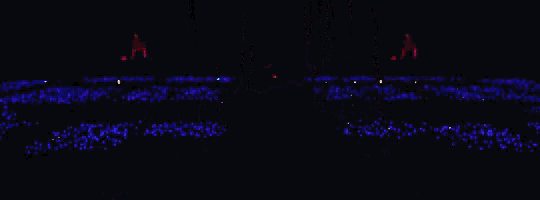 a stage with a lot of lights on it and fireworks