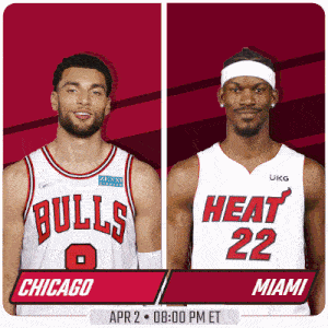 chicago bulls and heat are playing on april 2