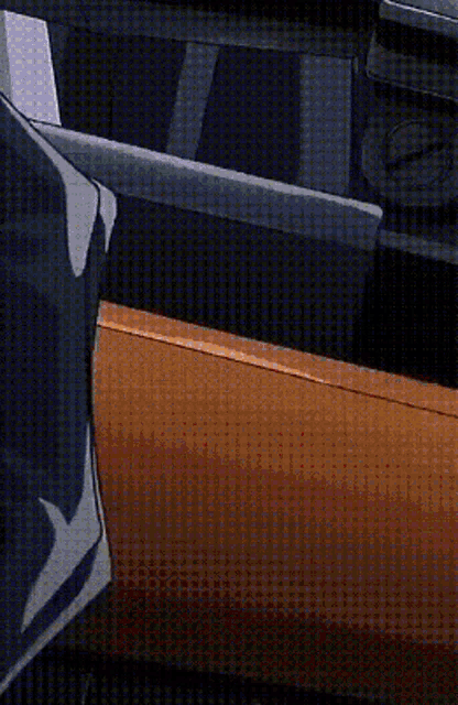 a close up of a cartoon character with a cigarette in his mouth