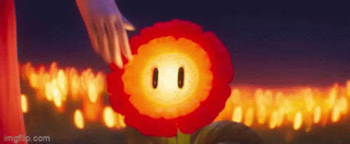 Super Mario Bros Movie Princess Peach GIF - Super Mario Bros Movie Princess Peach Fire Flower GIFs