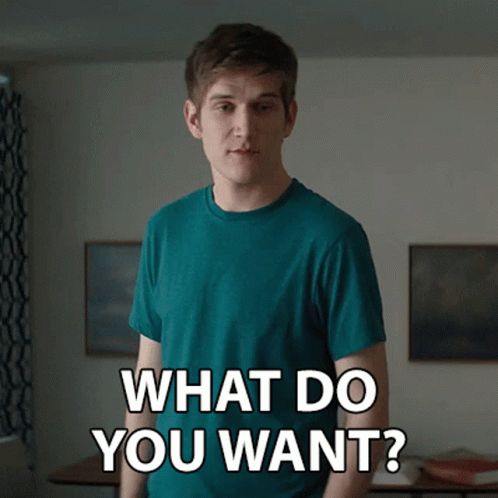 What Do You Want Ryan GIF
