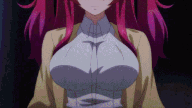 a close up of a girl with red hair