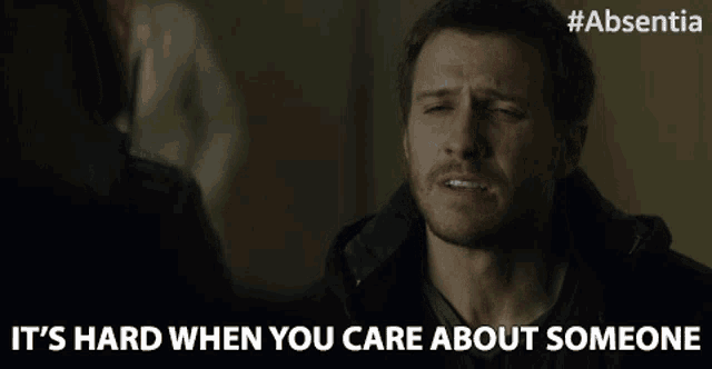 Its Hard When You Care About Someone Patrick Heusinger GIF