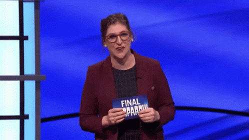 Mayim Bialik Jeopardy GIF - Mayim Bialik Jeopardy Laughing GIFs