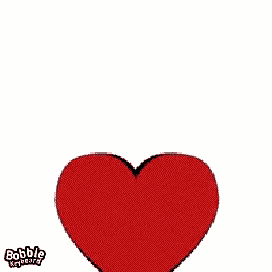 a cartoon of a man saying i love you too with red hearts around him