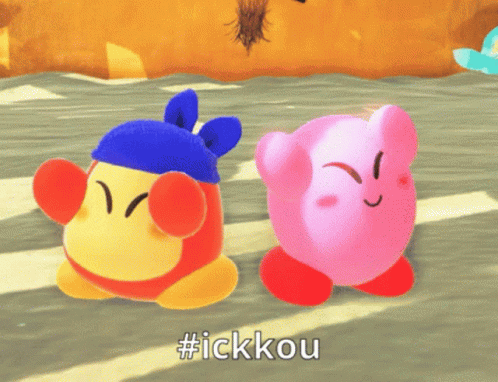 Kirby Waddle Dee GIF - Kirby Waddle Dee Ickkou GIFs