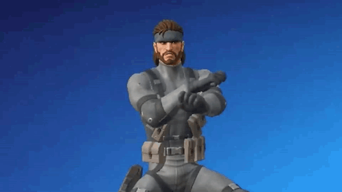 Solid Snake Fortnite GIF - Solid Snake Fortnite Gangnam Style GIFs