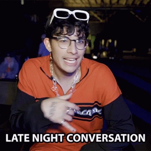 Late Night Conversation Courting GIF
