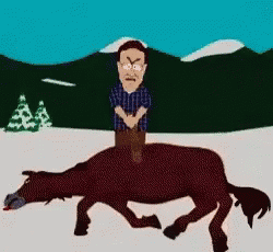 South Park Beating GIF - South Park Beating Dead Horse GIFs
