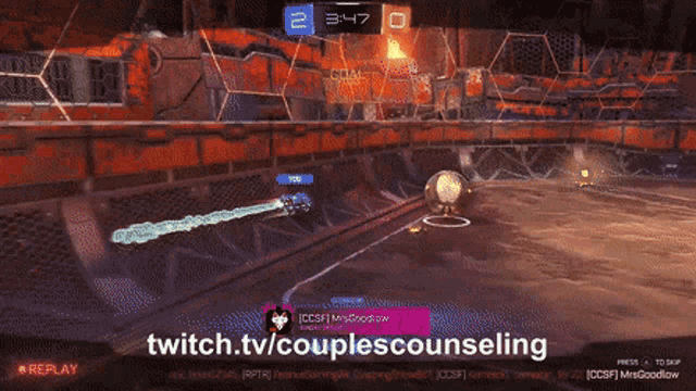 a screenshot of a video game with the words twitch.tv/couplescounseling at the top