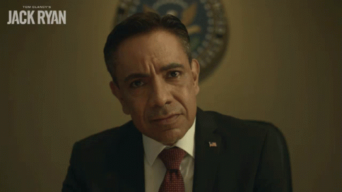 Surprised President Charles Bachler GIF - Surprised President Charles Bachler Tom Clancys Jack Ryan GIFs
