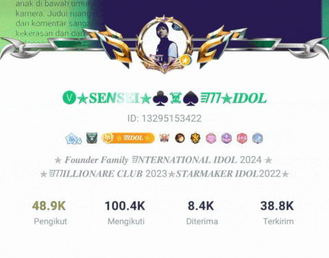 a picture of a man with the words founder family international idol