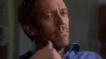 a close up of a man 's face with the word myself written on the bottom
