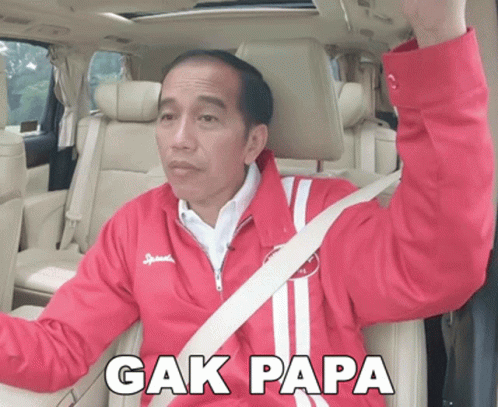 Gak Papa Jokowi GIF - Gak Papa Jokowi Joko Widodo GIFs