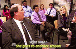 The Office Kevin GIF - The Office Kevin She Goes To Another School GIFs