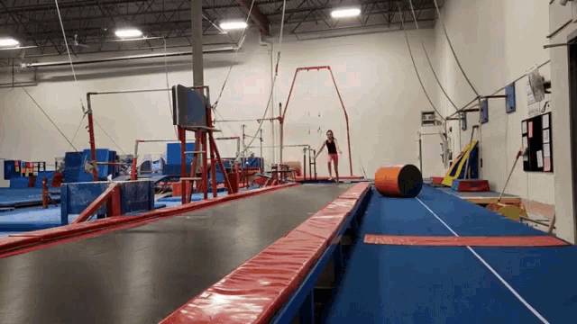 Flips Gymnastics GIF - Flips Gymnastics Practice GIFs